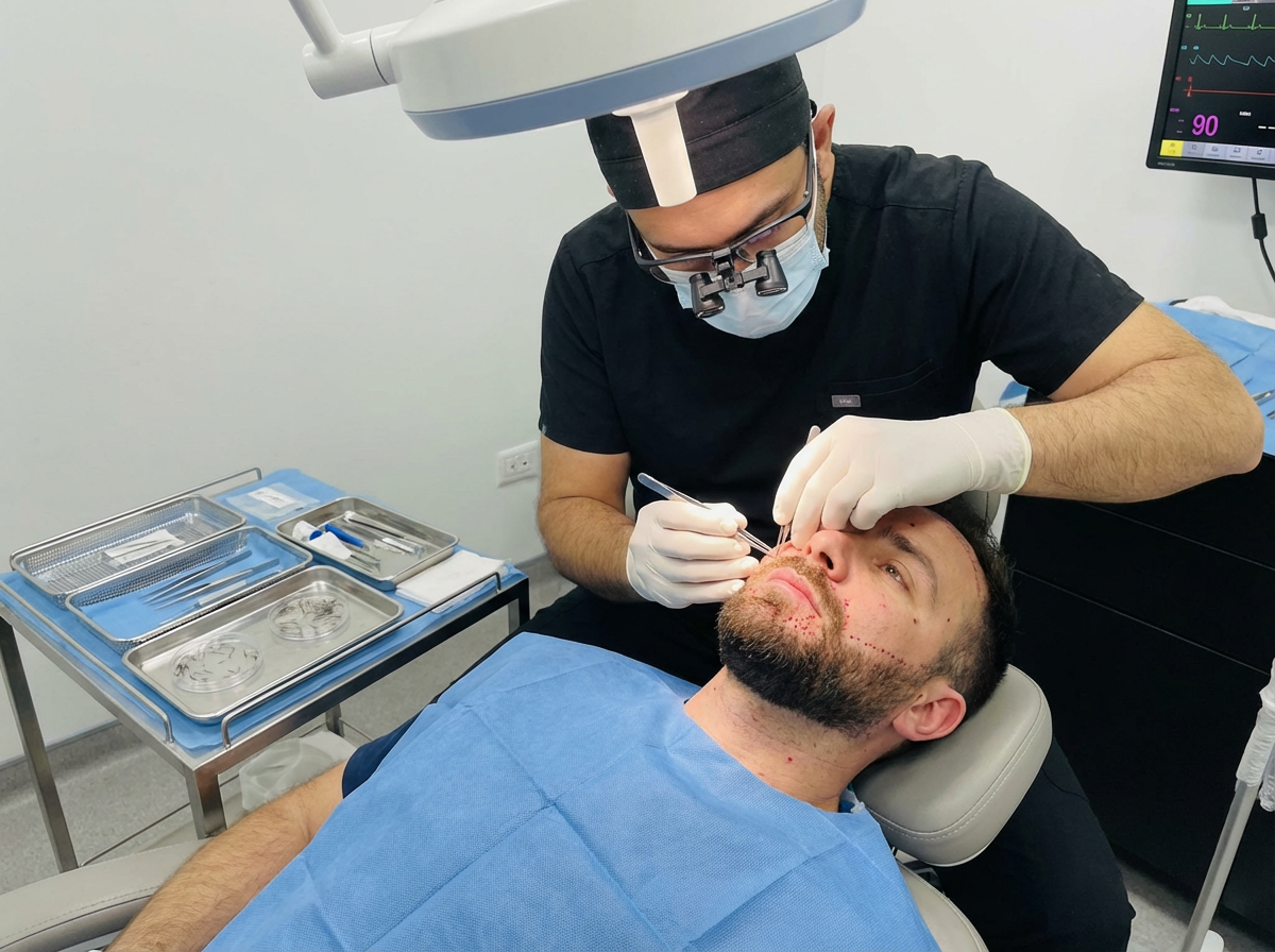 Facial Hair Transplant